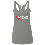 T-Shirts Venetian Grey / X-Small Automate Everything Women's Triblend Racerback Tank