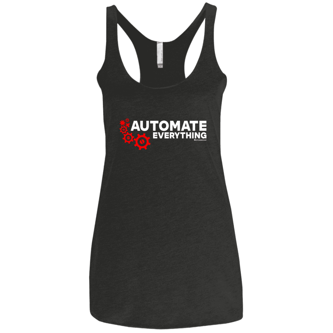 T-Shirts Vintage Black / X-Small Automate Everything Women's Triblend Racerback Tank