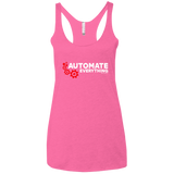 T-Shirts Vintage Pink / X-Small Automate Everything Women's Triblend Racerback Tank