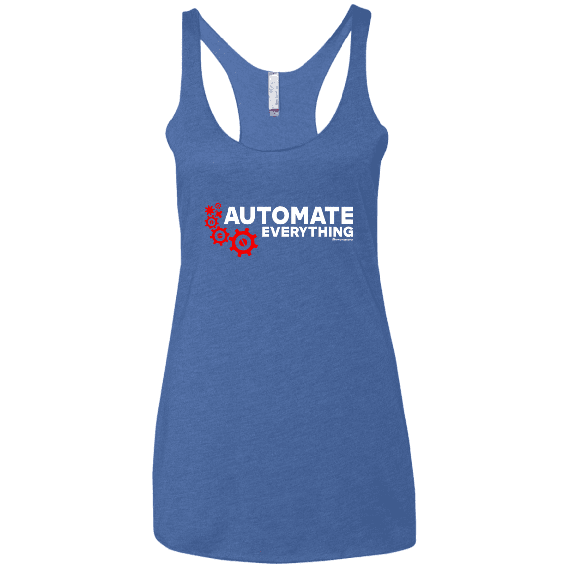 T-Shirts Vintage Royal / X-Small Automate Everything Women's Triblend Racerback Tank