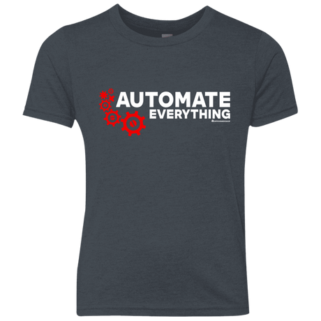 T-Shirts Vintage Navy / YXS Automate Everything Youth Triblend T-Shirt