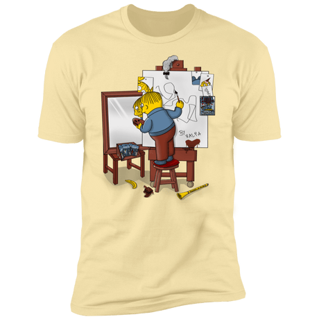 T-Shirts Banana Cream / S Autoretrato de Ralpha Men's Premium T-Shirt