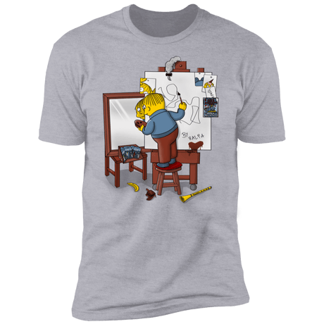 T-Shirts Heather Grey / S Autoretrato de Ralpha Men's Premium T-Shirt