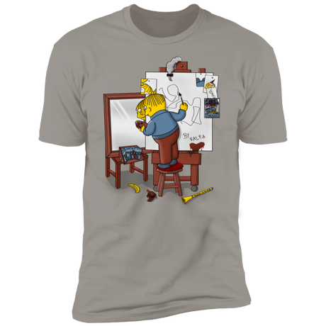 T-Shirts Light Grey / S Autoretrato de Ralpha Men's Premium T-Shirt