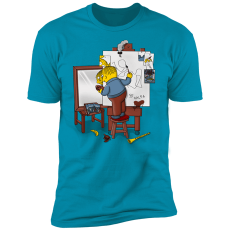 T-Shirts Turquoise / S Autoretrato de Ralpha Men's Premium T-Shirt