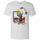 T-Shirts Heather White / S Autoretrato de Ralpha Men's Triblend T-Shirt