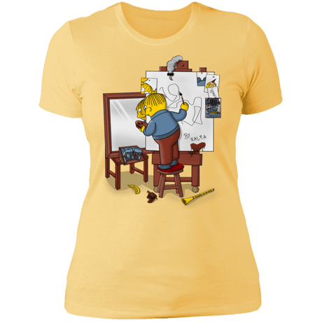 T-Shirts Banana Cream/ / S Autoretrato de Ralpha Women's Premium T-Shirt