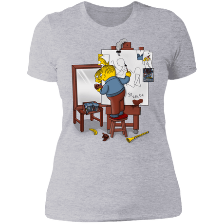 T-Shirts Heather Grey / S Autoretrato de Ralpha Women's Premium T-Shirt