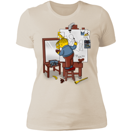 T-Shirts Ivory/ / S Autoretrato de Ralpha Women's Premium T-Shirt