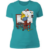 T-Shirts Tahiti Blue / S Autoretrato de Ralpha Women's Premium T-Shirt