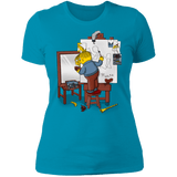 T-Shirts Turquoise / S Autoretrato de Ralpha Women's Premium T-Shirt