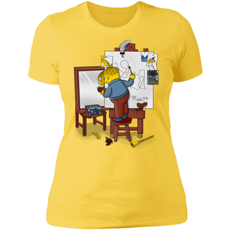 T-Shirts Vibrant Yellow / S Autoretrato de Ralpha Women's Premium T-Shirt