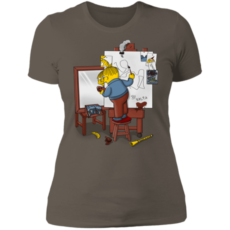 T-Shirts Warm Grey / S Autoretrato de Ralpha Women's Premium T-Shirt
