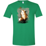 T-Shirts Heather Irish Green / S Autumn Fox Men's Semi-Fitted Softstyle