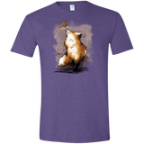 T-Shirts Heather Purple / S Autumn Fox Men's Semi-Fitted Softstyle