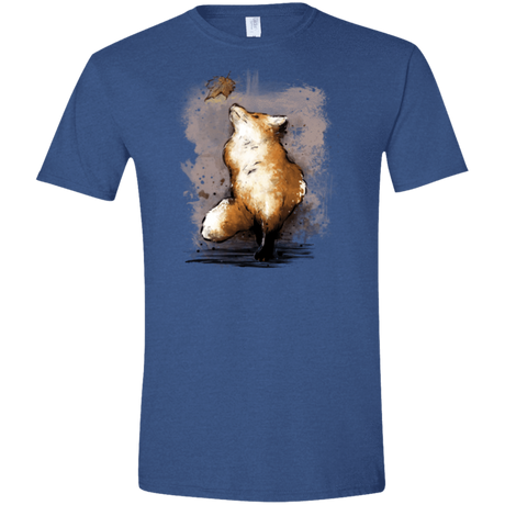 T-Shirts Heather Royal / X-Small Autumn Fox Men's Semi-Fitted Softstyle