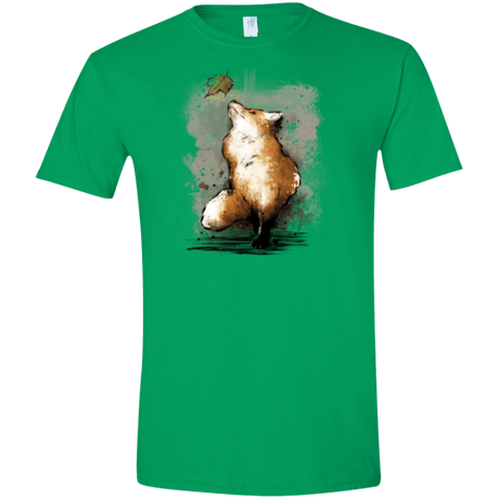 T-Shirts Irish Green / S Autumn Fox Men's Semi-Fitted Softstyle