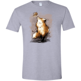 T-Shirts Sport Grey / X-Small Autumn Fox Men's Semi-Fitted Softstyle