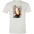 T-Shirts White / X-Small Autumn Fox Men's Semi-Fitted Softstyle