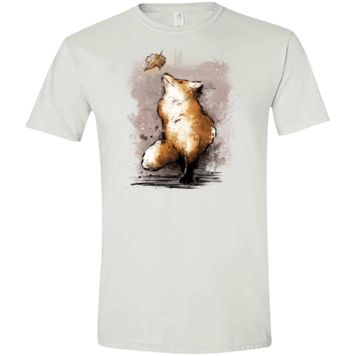 T-Shirts White / X-Small Autumn Fox Men's Semi-Fitted Softstyle