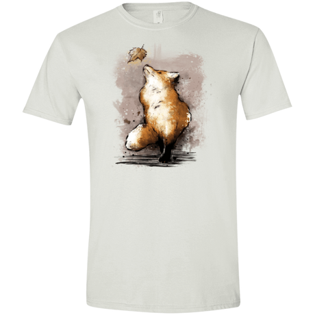 T-Shirts White / X-Small Autumn Fox Men's Semi-Fitted Softstyle