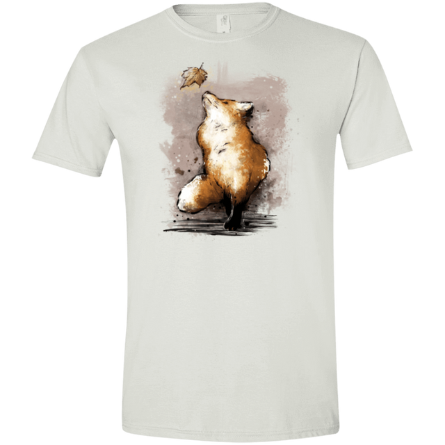 T-Shirts White / X-Small Autumn Fox Men's Semi-Fitted Softstyle