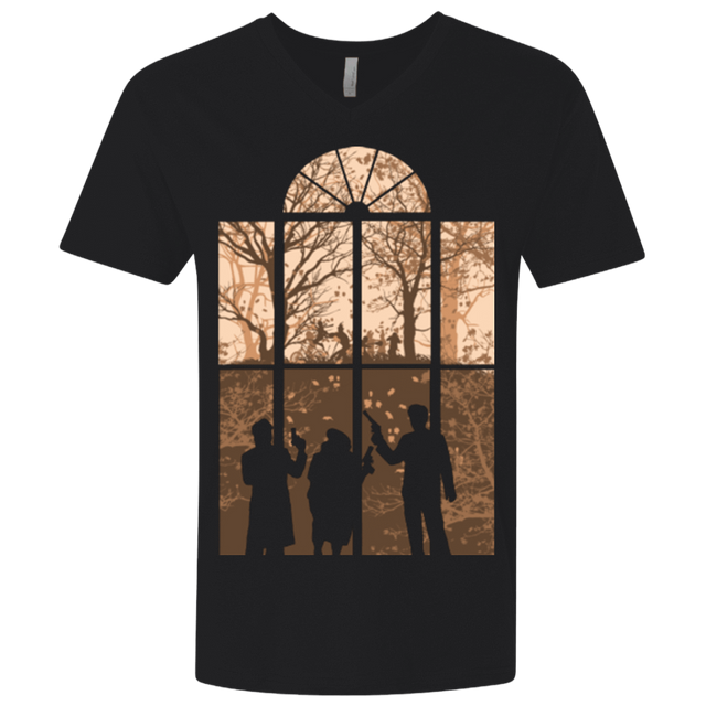 T-Shirts Black / X-Small Autumn in Astoria 1 Men's Premium V-Neck