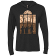 T-Shirts Vintage Black / X-Small Autumn in Astoria 1 Triblend Long Sleeve Hoodie Tee