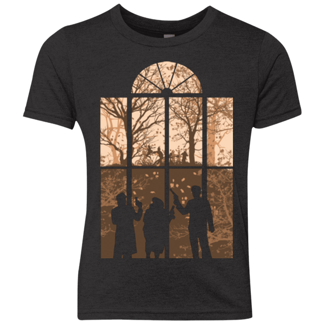 T-Shirts Vintage Black / YXS Autumn in Astoria 1 Youth Triblend T-Shirt