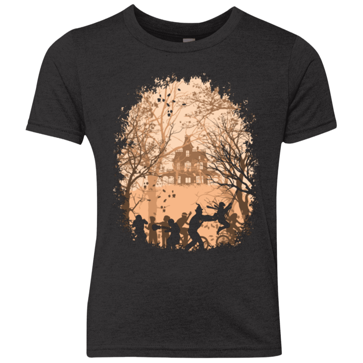 T-Shirts Vintage Black / YXS Autumn in Astoria Youth Triblend T-Shirt