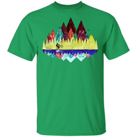 T-Shirts Irish Green / S Autumn Mountain Bike Ride T-Shirt