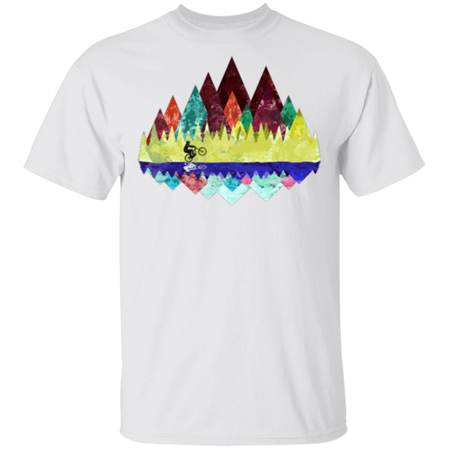 T-Shirts White / S Autumn Mountain Bike Ride T-Shirt