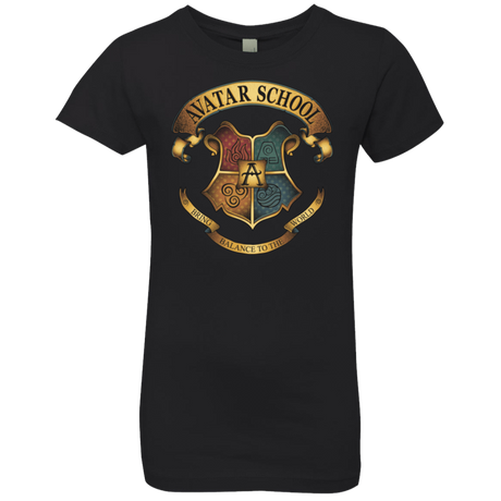 T-Shirts Black / YXS Avatar School (2) Girls Premium T-Shirt