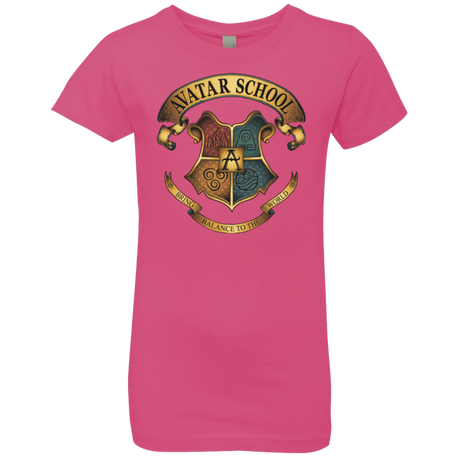 T-Shirts Hot Pink / YXS Avatar School (2) Girls Premium T-Shirt
