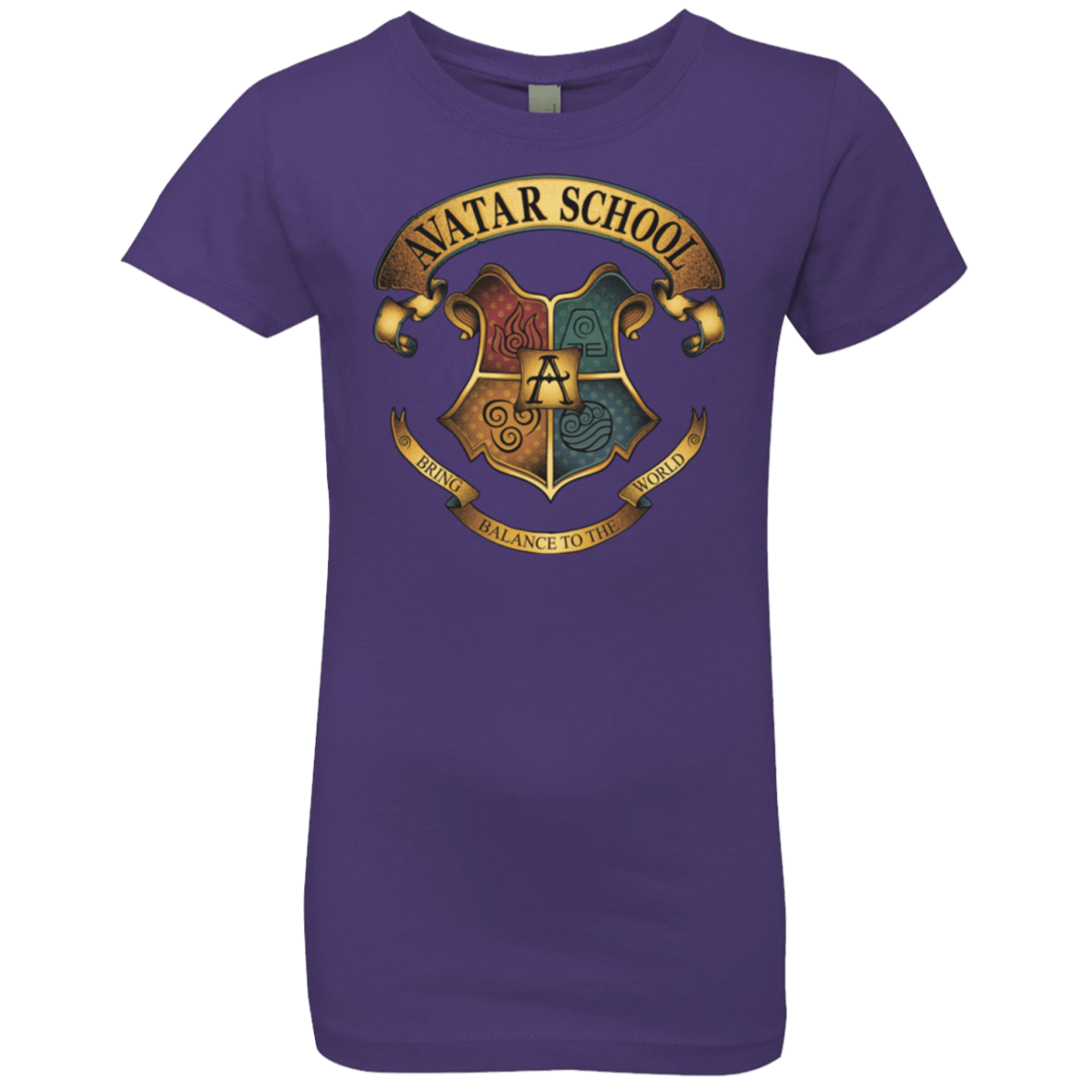 T-Shirts Purple Rush / YXS Avatar School (2) Girls Premium T-Shirt