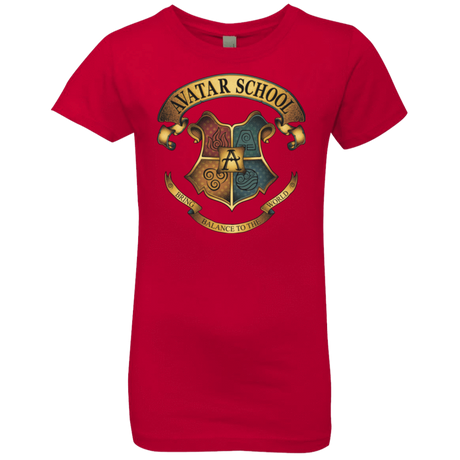 T-Shirts Red / YXS Avatar School (2) Girls Premium T-Shirt