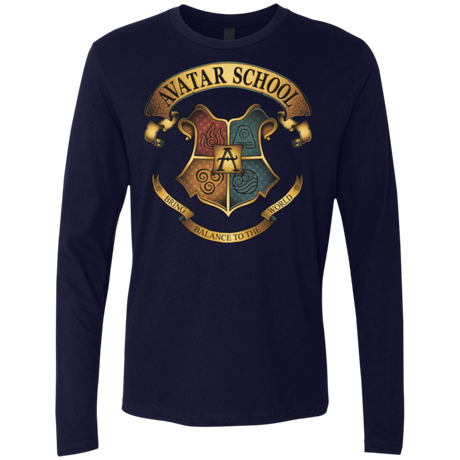 T-Shirts Midnight Navy / Small Avatar School (2) Men's Premium Long Sleeve