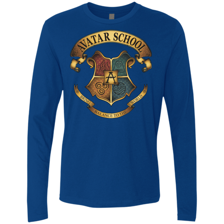 T-Shirts Royal / Small Avatar School (2) Men's Premium Long Sleeve