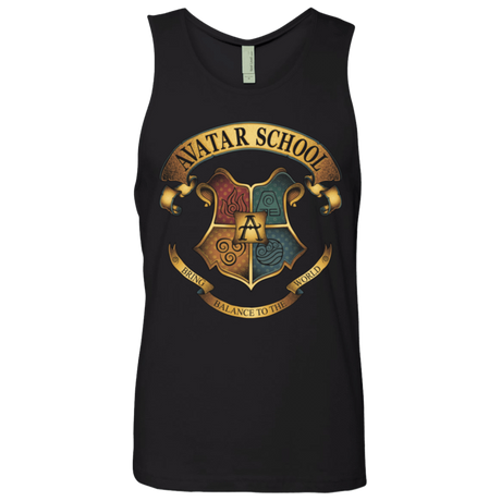 T-Shirts Black / Small Avatar School (2) Men's Premium Tank Top