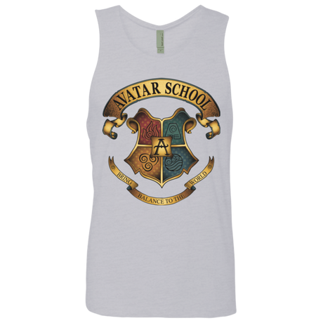 T-Shirts Heather Grey / Small Avatar School (2) Men's Premium Tank Top
