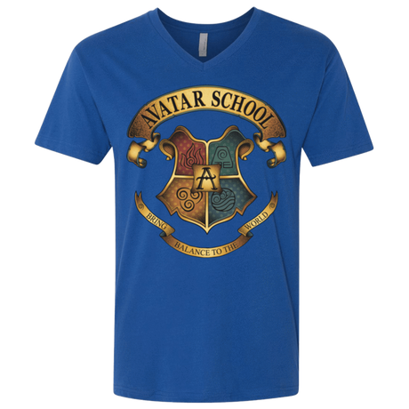 T-Shirts Royal / X-Small Avatar School (2) Men's Premium V-Neck