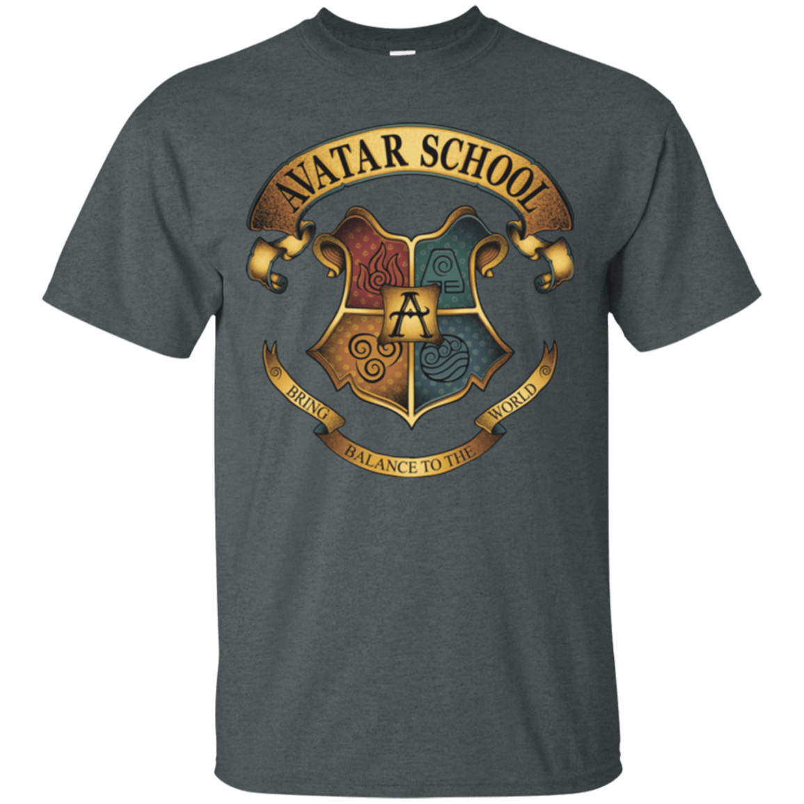 T-Shirts Dark Heather / Small Avatar School (2) T-Shirt
