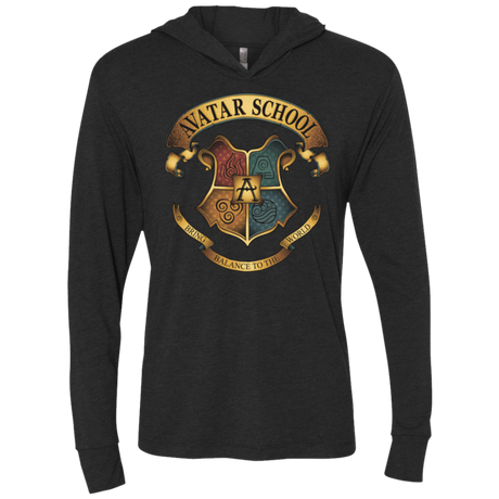T-Shirts Vintage Black / X-Small Avatar School (2) Triblend Long Sleeve Hoodie Tee