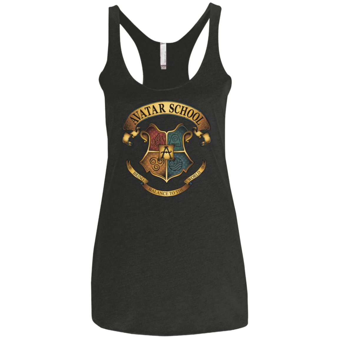 T-Shirts Vintage Black / X-Small Avatar School (2) Women's Triblend Racerback Tank