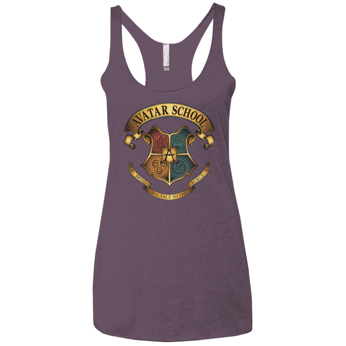 T-Shirts Vintage Purple / X-Small Avatar School (2) Women's Triblend Racerback Tank