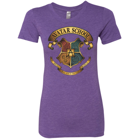 T-Shirts Purple Rush / Small Avatar School (2) Women's Triblend T-Shirt