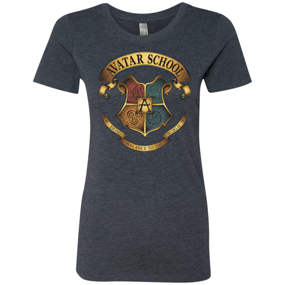 T-Shirts Vintage Navy / Small Avatar School (2) Women's Triblend T-Shirt