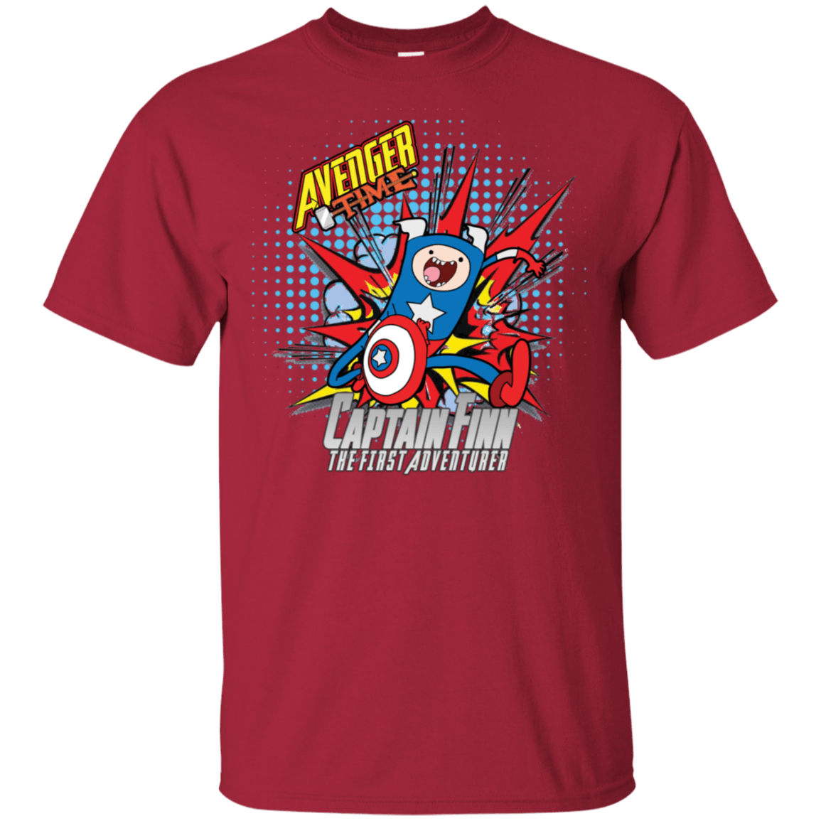 T-Shirts Cardinal / S Avenger Time Captain Finn T-Shirt
