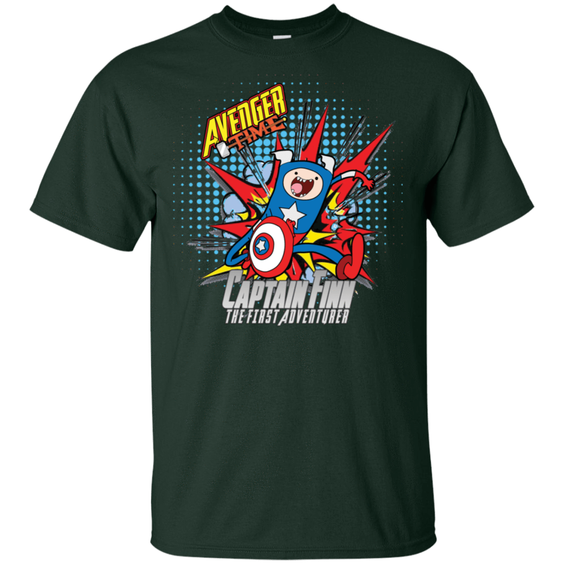 T-Shirts Forest / S Avenger Time Captain Finn T-Shirt