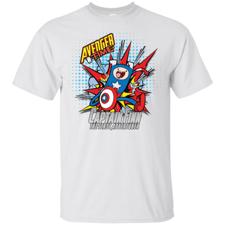 T-Shirts White / S Avenger Time Captain Finn T-Shirt